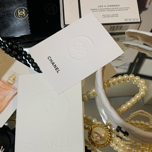 Surprise!🤩Chanel cosmetics sack and CHANEL framed advertising handmade +goodies - Picture 13 of 16